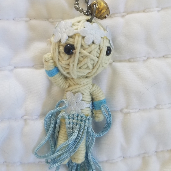 Hula girl good luck charm